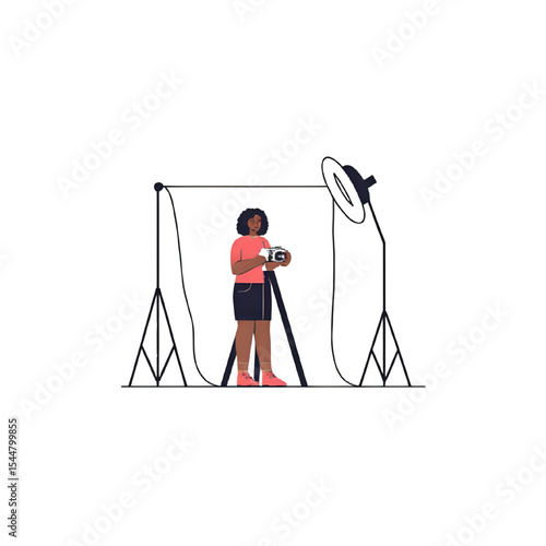 Photographer Studio Setup: Professional Portrait Lighting & Camera Gear