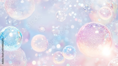 Dreamy bubble background