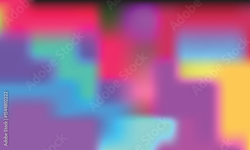 Vibrant Abstract Blurred Gradient Background i