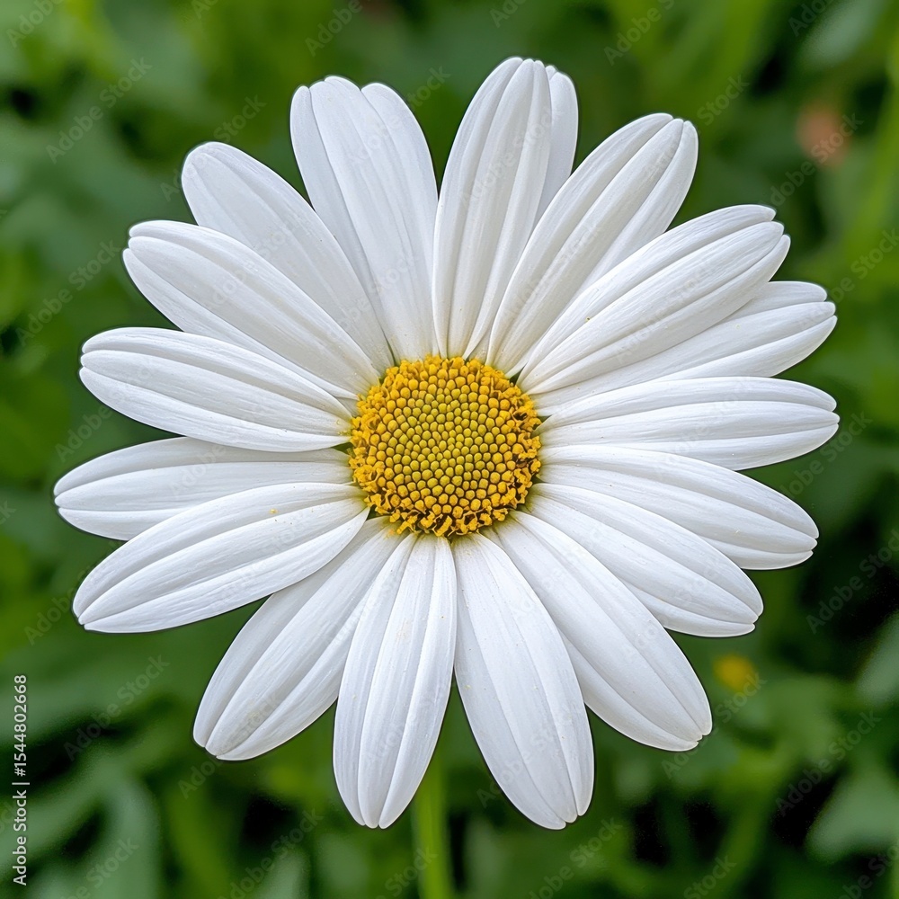 Fototapeta premium White Daisy Flower Close Up Macro Shot