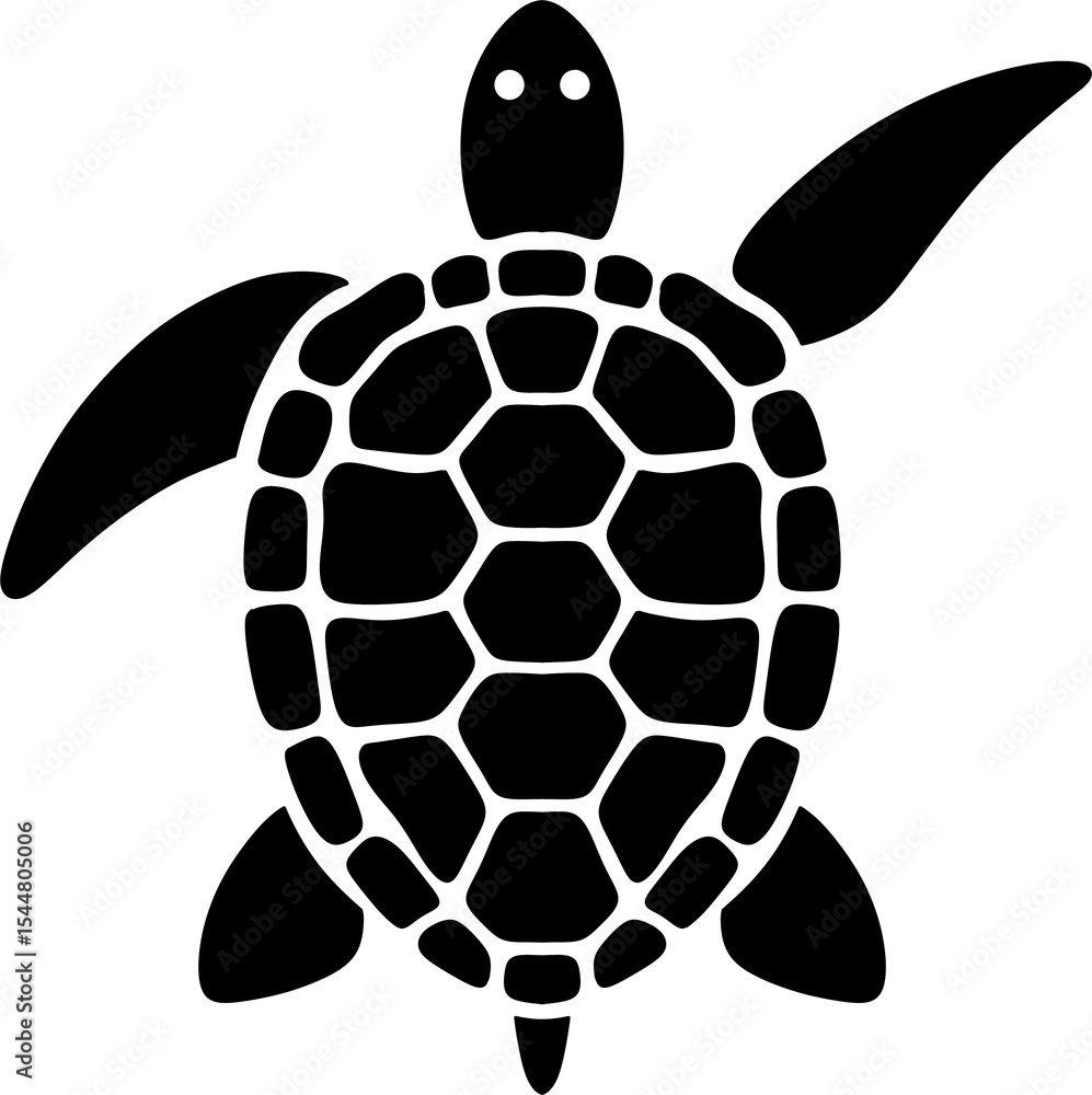 Obraz premium Turtle on transparent backgruond