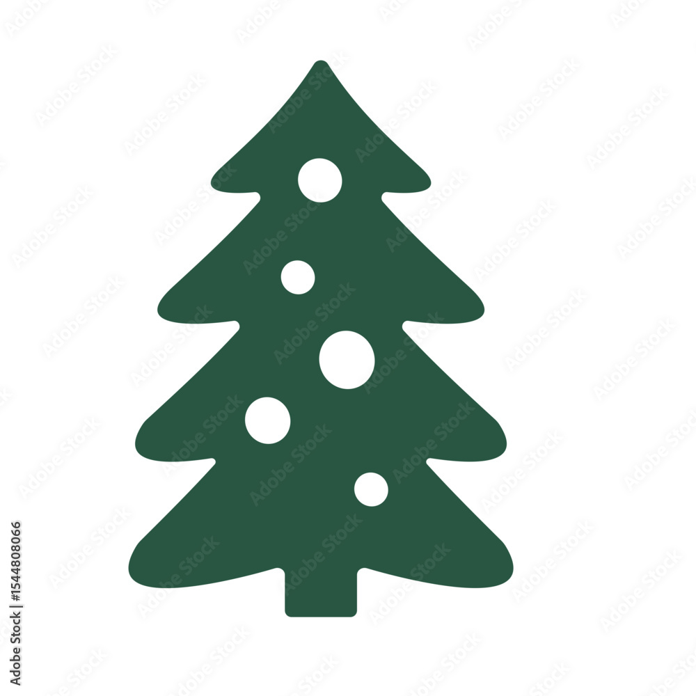 Fototapeta premium christmas tree icon