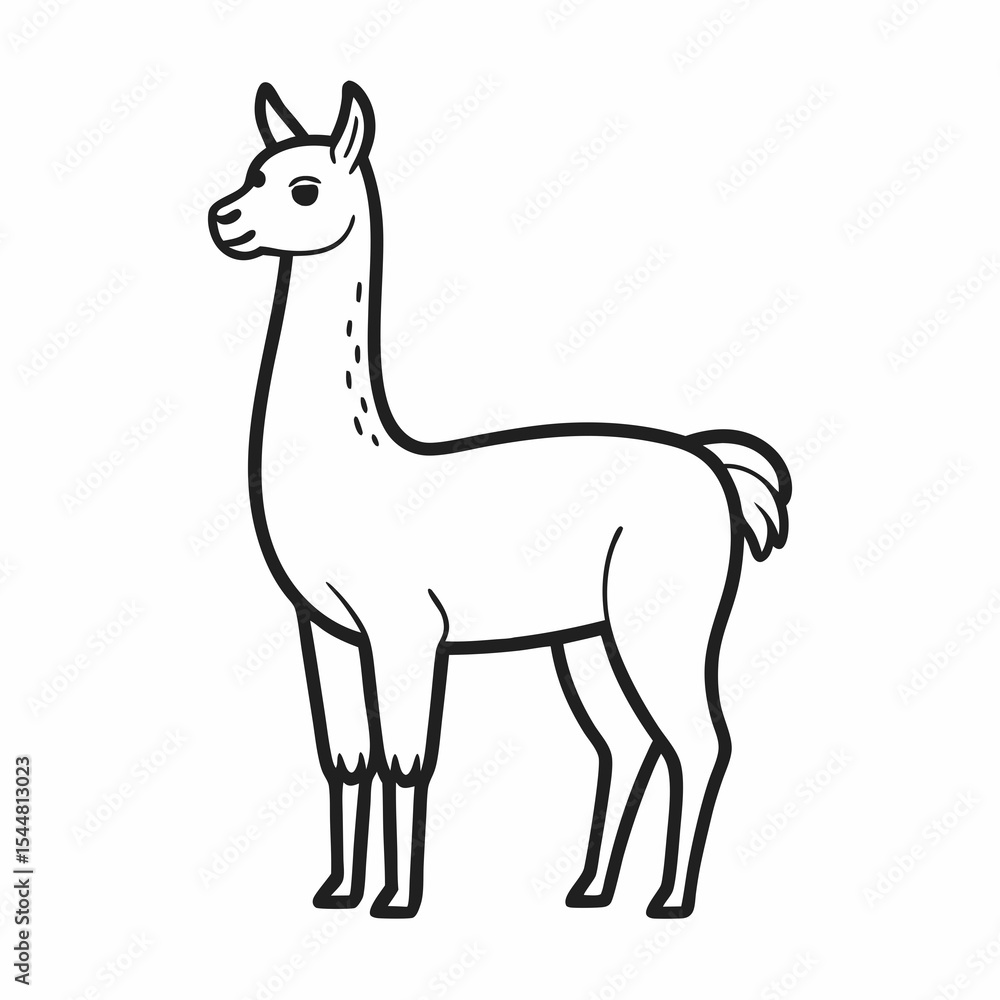 Fototapeta premium giraffe vector illustration