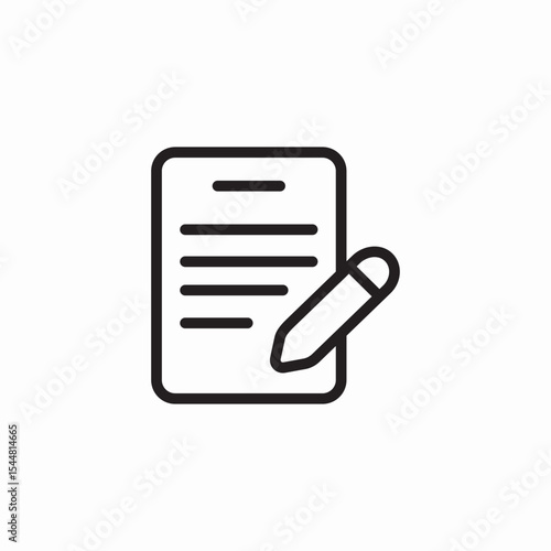 application form icon sign vector