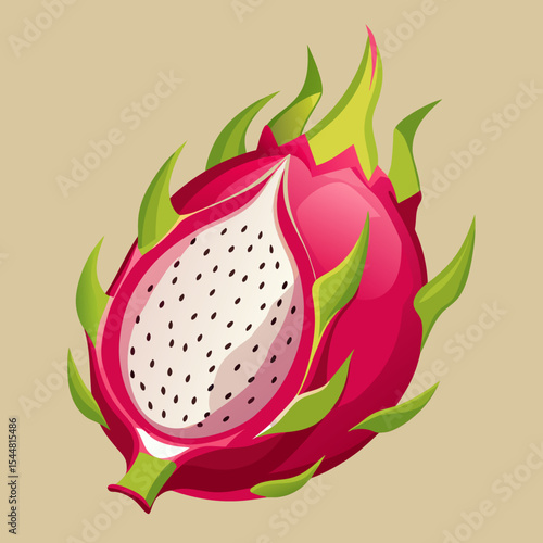vector illustration of an apple