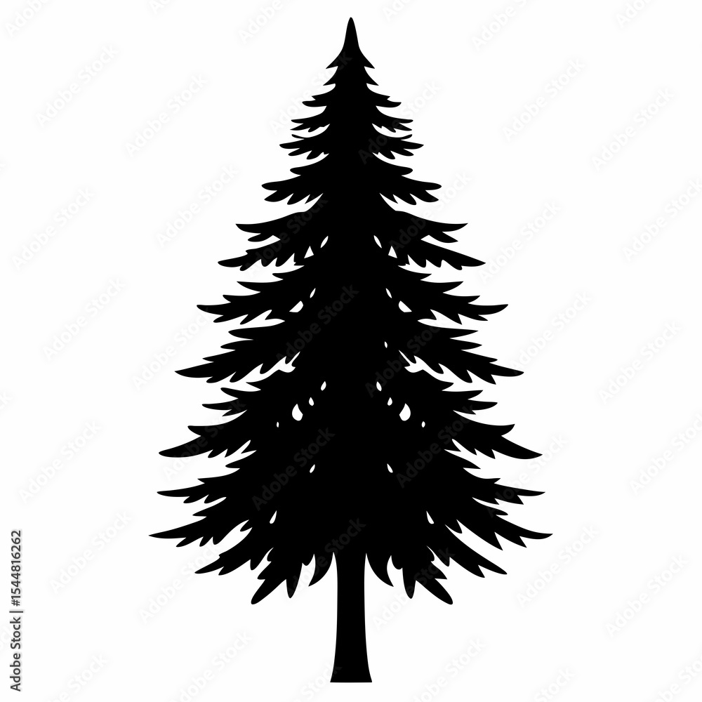 Obraz premium christmas tree vector