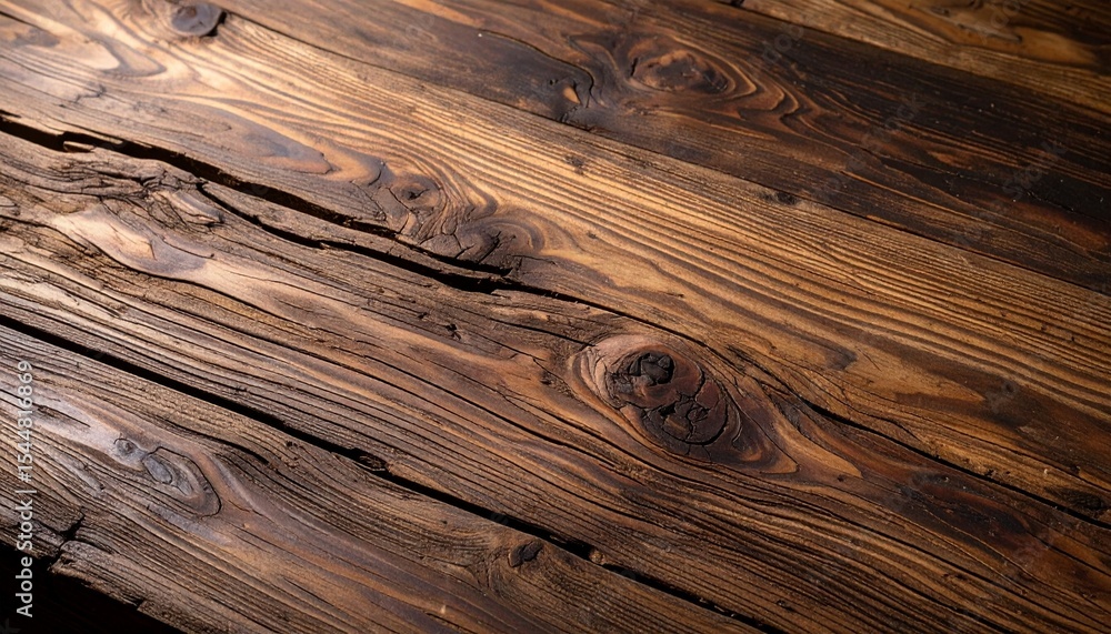 Naklejka premium Close-up of light oak wood grain texture, seamless natural pattern