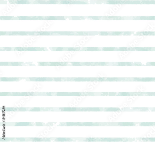 グリーンの水彩のボーダー背景イラスト　Adobe Illustrator Artwork
