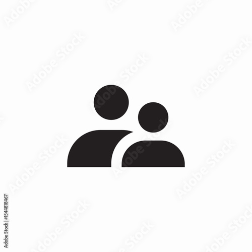 contact user icon sign vector
