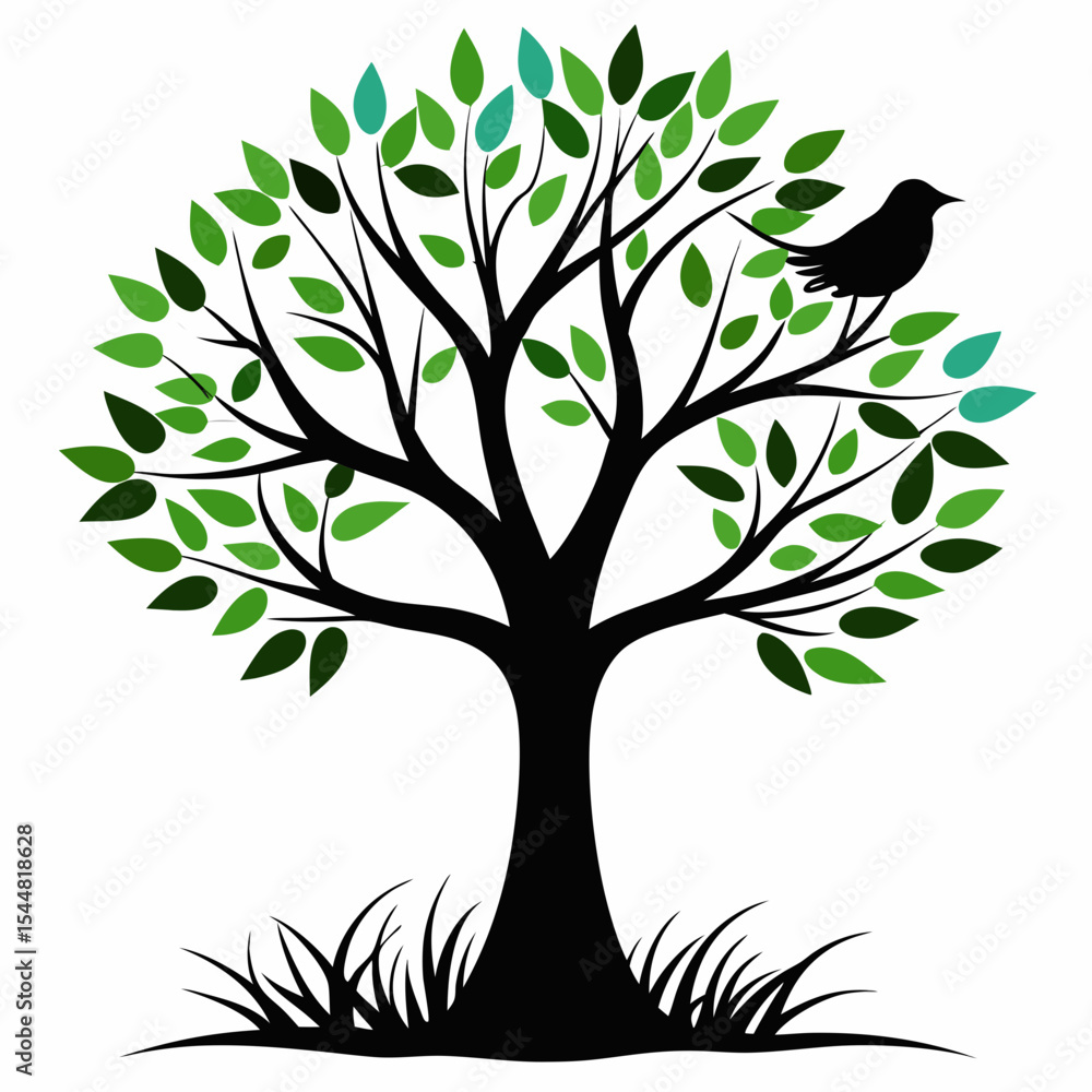 Obraz premium tree with birds