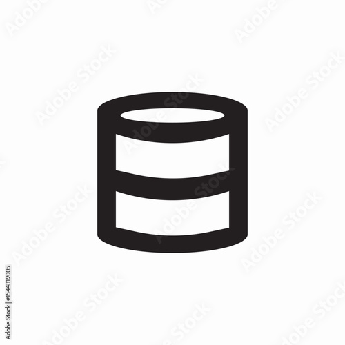 data base system pile icon sign vector