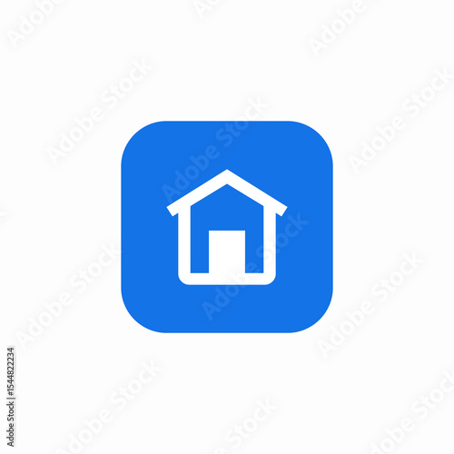 family house icon sign vector