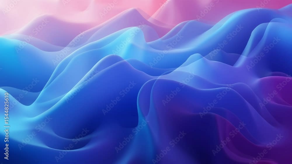custom made wallpaper toronto digitalFlowing Abstract Gradient: A harmonious blend of blue and purple hues creates an organic wave-like pattern, perfect for a visually dynamic backdrop.