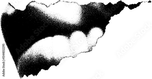 High contrast satin pleat detail in black and white design for artistic decoration