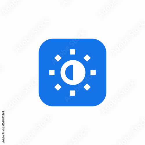 image brightness icon sign vector