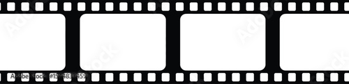 Classic Film Reel Blank Frames for Movie Projects, Editing, and Design