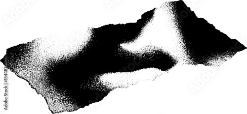 High contrast abstract black and white pattern with suture stitch design