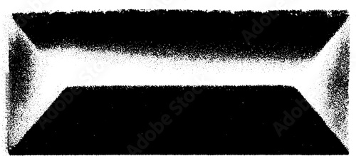 High contrast black and white abstract telegraph letter design for modern art projects
