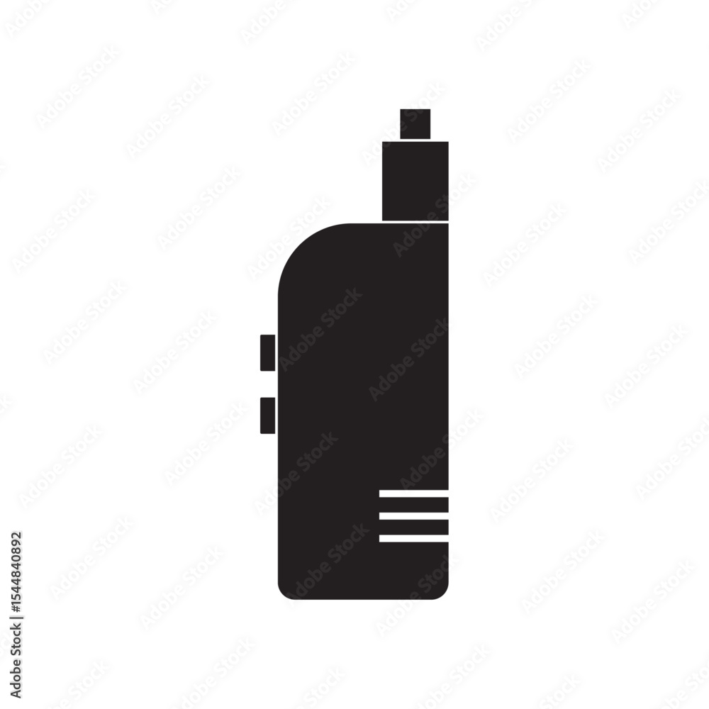 Obraz premium electric vaporizer flat icon vector