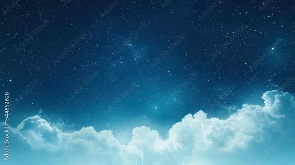 Night Sky with Clouds Night Sky with Clouds