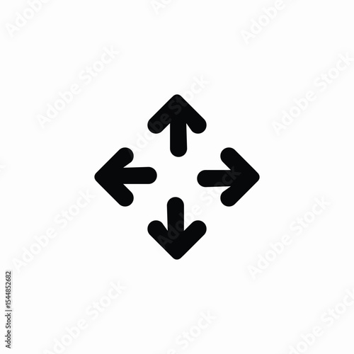 free move item icon sign vector