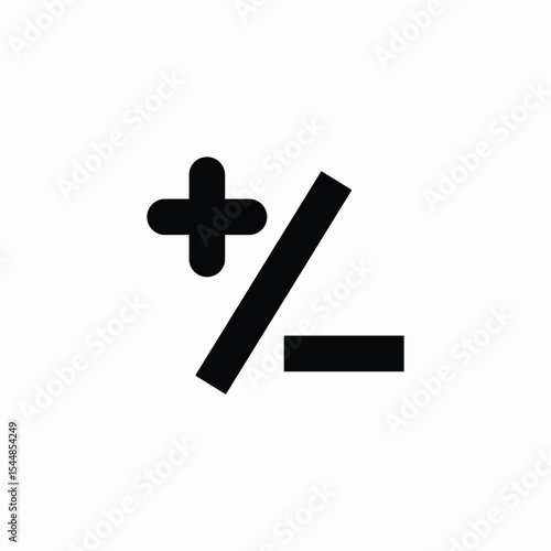 minus plus icon sign vector