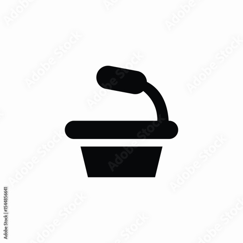 speech desk icon sign vector