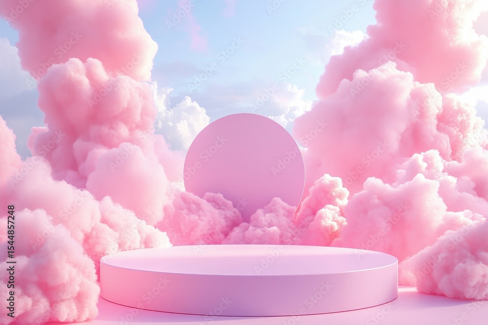 sharp image of Background podium pink 3d product sky platform display cloud pastel scene render stand Pink podium s, high detail, 8k sharp image of Background podium pink 3d product sky platform display cloud pastel scene render stand Pink podium s, high detail, 8k