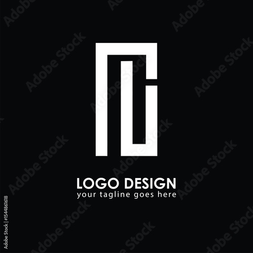 NU NU Logo Design, Creative Minimal Letter NU NU Monogram
