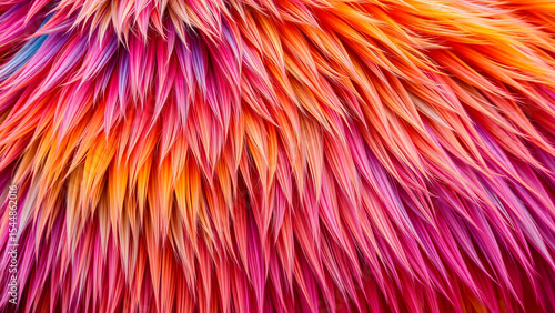 Colorful fur background with detailed surface elements, ideal for backgrounds in digital artwork. Professional quality visual asset