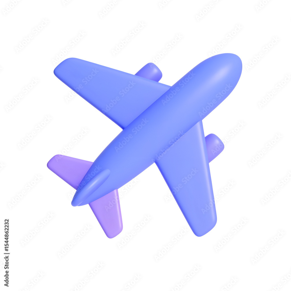Obraz premium Airborne Marvel: A sleek and modern representation of an aircraft, embodying the essence of travel and freedom. Capturing the streamlined design and aerial possibilities.