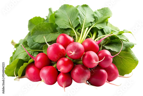 radishes Vegetable image isolated on transparent background