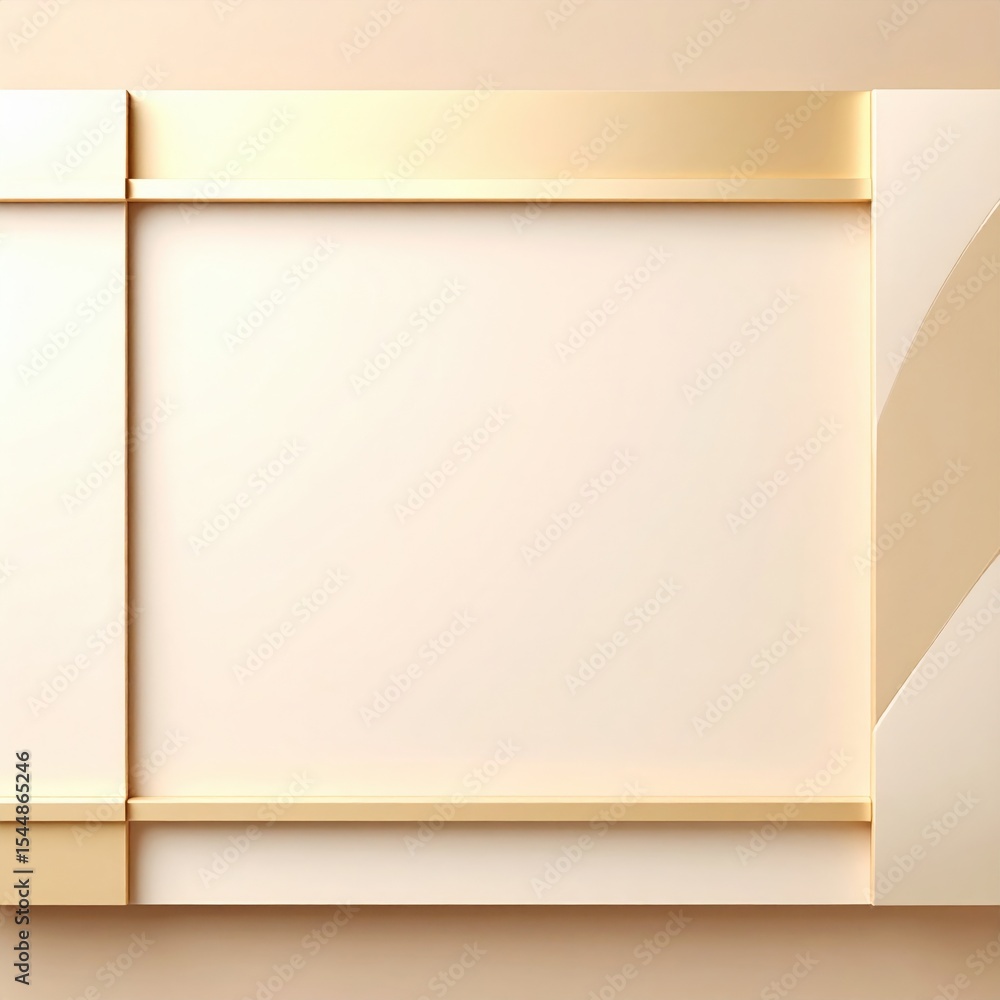 Fototapeta premium Creative design showcase modern studio image display minimalist environment close-up view art conceptualization