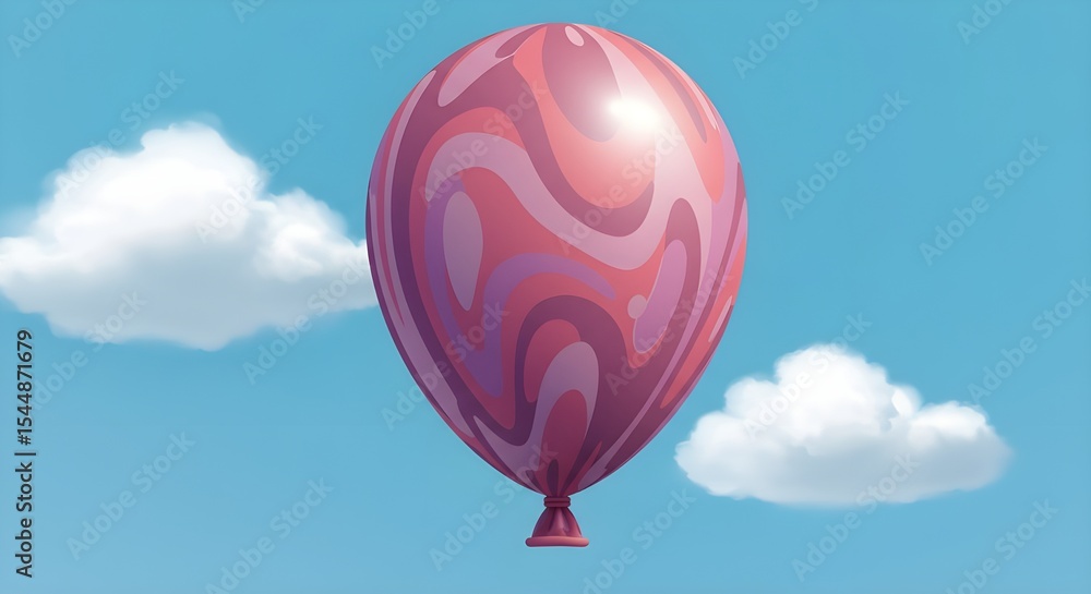 Fototapeta premium hot air balloon abstract