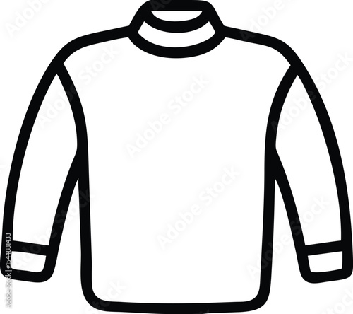 sweater icon isolated on transparent background