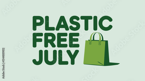 Plastic Free July Eco Bag Campaign Sustainability Awareness