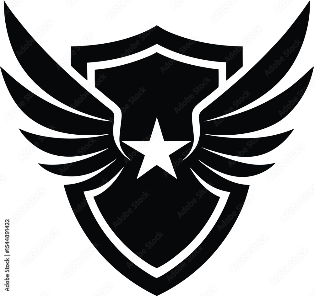 Winged Shield Emblem Winged Shield Emblem
