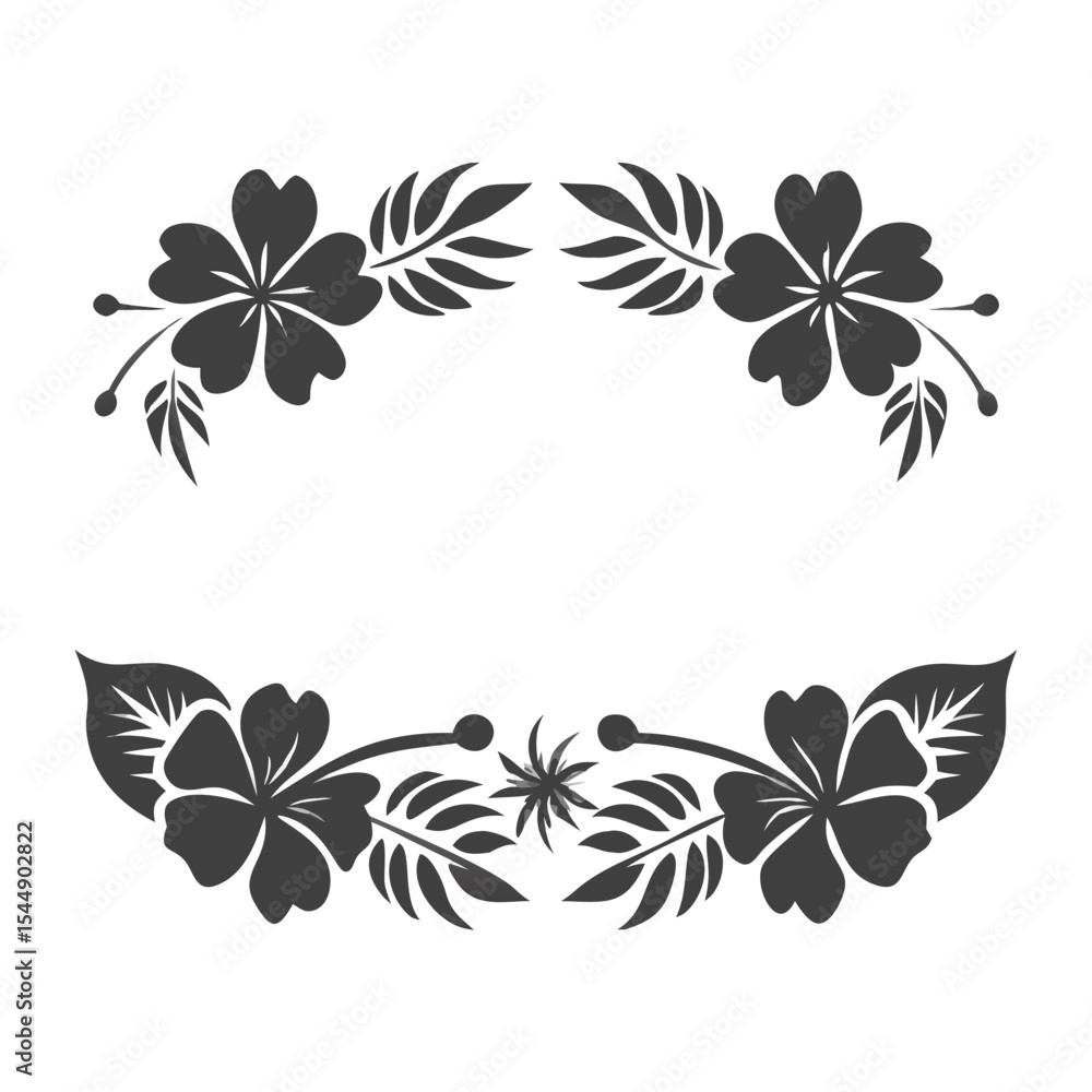 Obraz premium Flower icon set vector