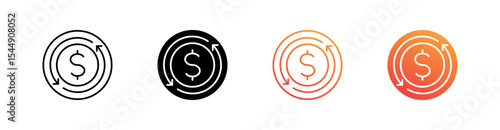 Conversion Multiple Style Icon Set Collection 