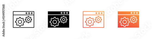 Preference Multiple Style Icon Set Collection 