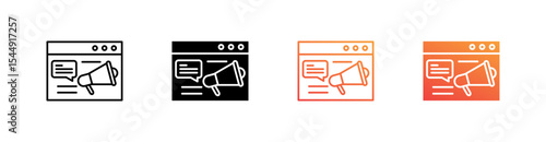 Contextual Multiple Style Icon Set Collection 