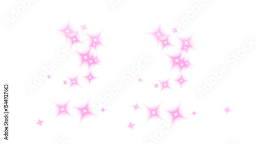 Captivating shimmer and sparkle effects for magical designs, adding a touch of enchantment and brilliance to any visual project with luminous pink highlights.

