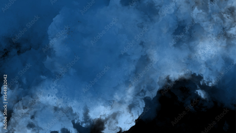 Fototapeta premium Subtle blue-gray haze. Mysterious atmospheric effect.