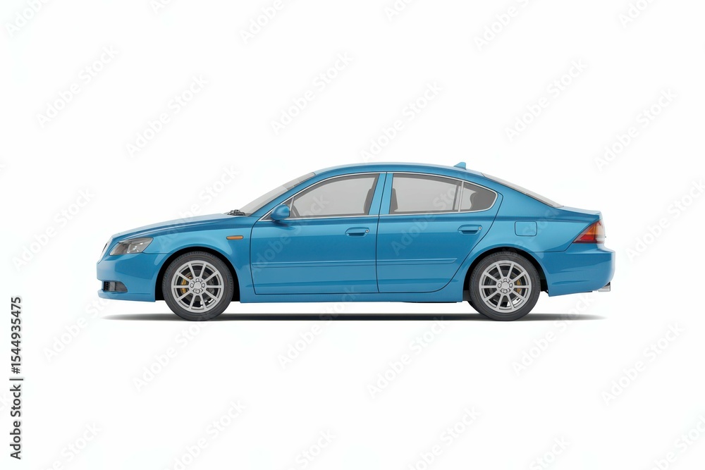 blue car with white isolated background, with empty blank space for text copy space or mockup design, high detail, 8k blue car with white isolated background, with empty blank space for text copy space or mockup design, high detail, 8k