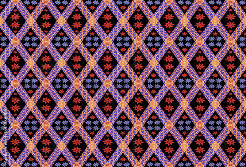 Seamless Geometric pattern Trellis Pattern