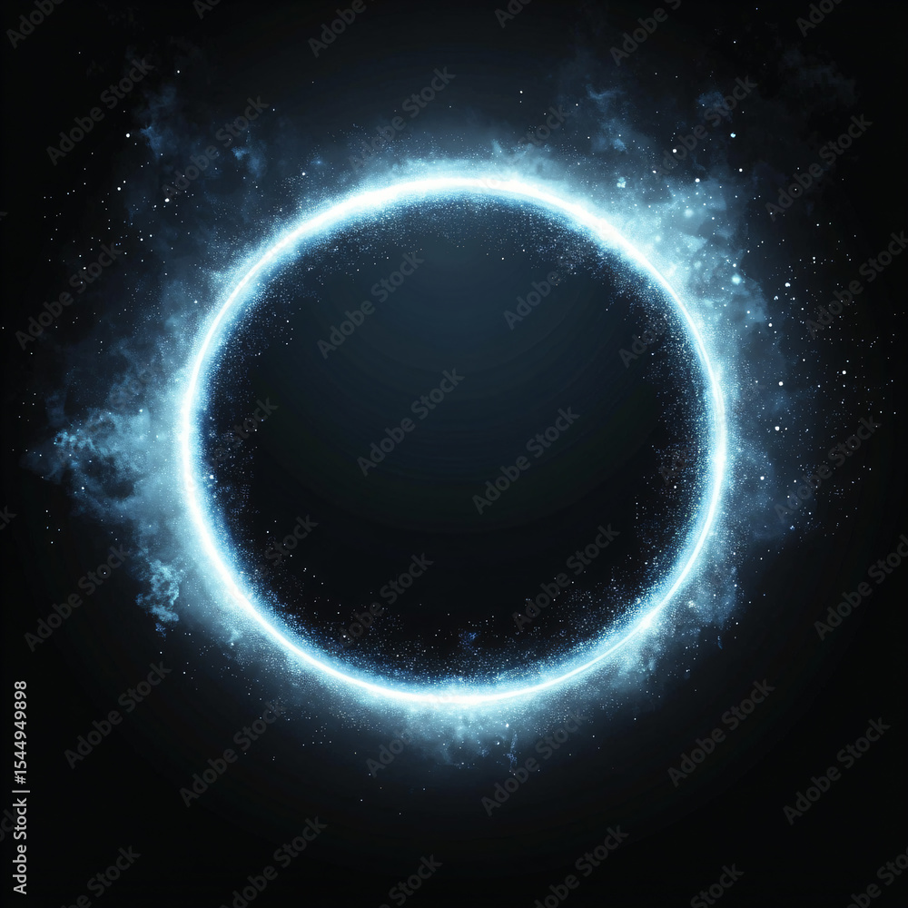 Naklejka premium light glow effect on black background