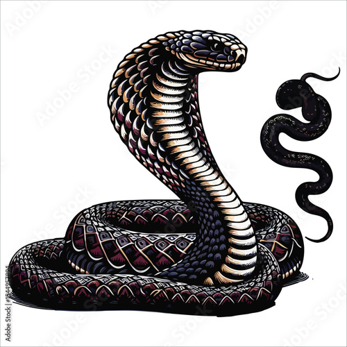 King cobra vector The Serpent King