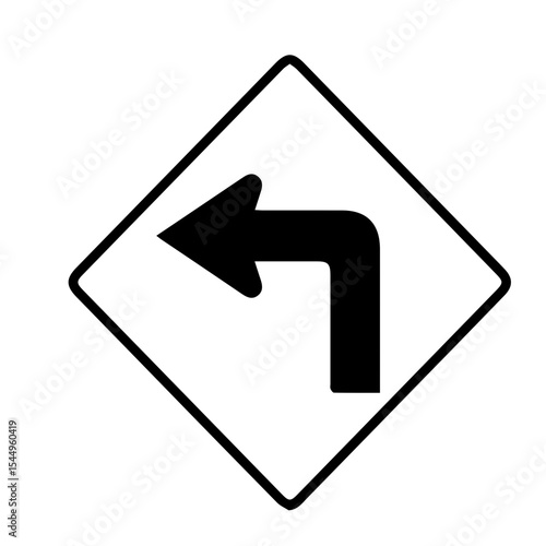Free Download icon sharp turn sign - GFXLoad
