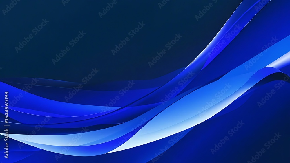 Obraz premium abstract blue wave background