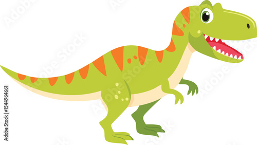Trex Dinosaur cartoon illustration